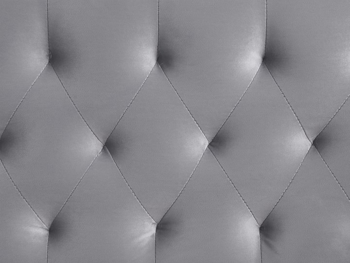 Beliani Łóżko wysuwane szare welurowe ze stelażem 90 x 200 cm dziecięce glamour guziki Drewno Rozmiar materaca 90x200 cm Tworzywo sztuczne Płyta MDF Kategoria Łóżka dla dzieci