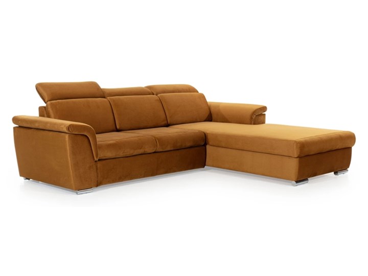 Narożnik prawy Milano Mini z funkcją spania typu delfin 270x100x215