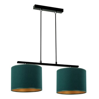 Zielona podwójna lampa wisząca nad stół - S719-Ageli