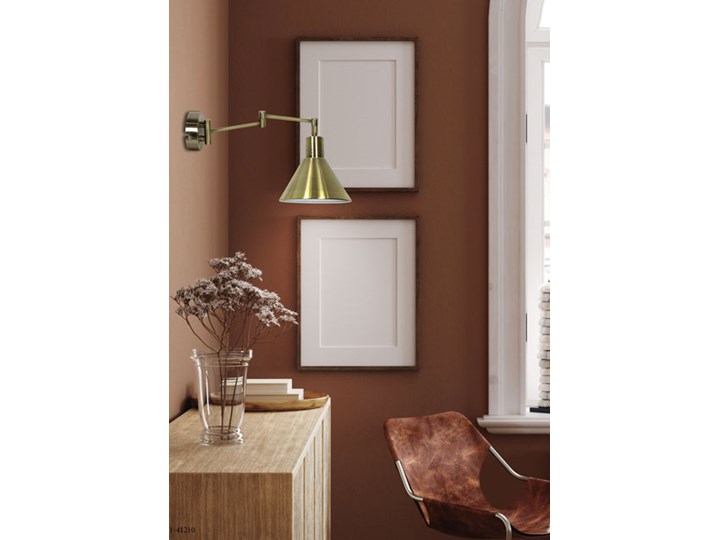 Kinkiet metalowy do salonu i gabinetu patyna - K058-Iri Kinkiet LED Styl Industrialny