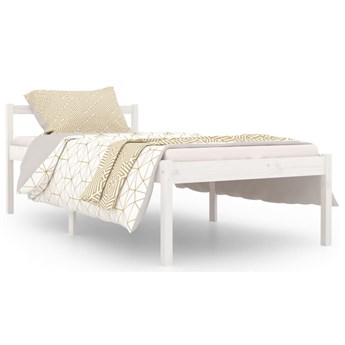 vidaXL Rama łóżka, lite drewno sosnowe, 90x190 cm, 3FT, pojedyncza