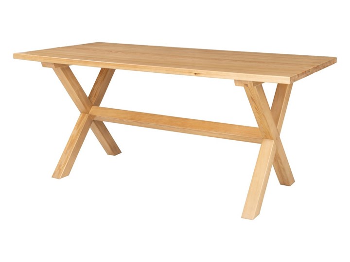 Stół Retro II z drewna litego Drewno Wysokość 78 cm Kształt blatu Prostokątny Styl Vintage