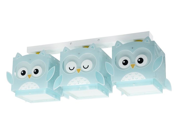 Dalber 64393 - Plafon dziecięcy LITTLE OWL 3xE27/60W/230V