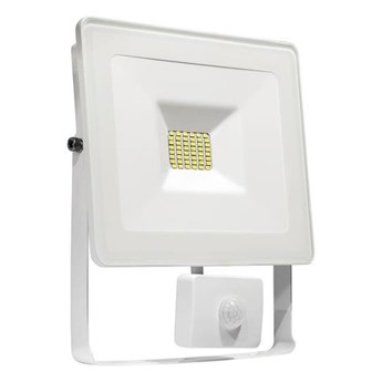 Biały naświetlacz LED z czujnikiem ruchu NOCTIS 10W barwa ciepła