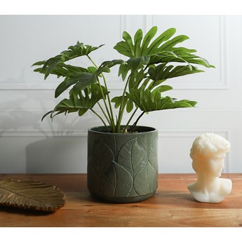 Roślina PALMS sztuczna 13x41 cm - Homla