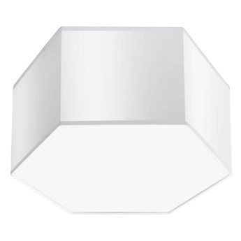 Biały minimalistyczny plafon 15,5 cm - S749-Kalma