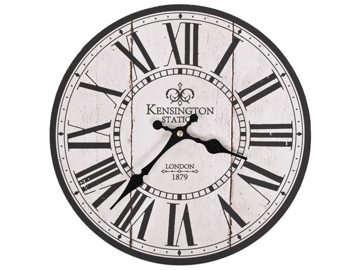 vidaXL Zegar ścienny vintage London, 30 cm Kategoria Zegary Metal Drewno Pomieszczenie Kuchnia