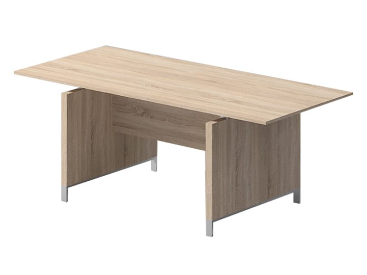 Stół konferencyjny H-207 Metal Kolor Beżowy Drewno Szerokość(n) 90 cm