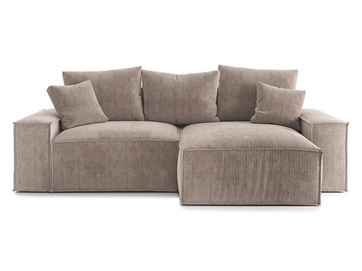 Narożnik Loft z szezlongiem (uniwersalny), Cappucino Szerokość 242 cm Głębokość 121 cm Wysokość 87 cm Kategoria Narożniki Materiał obicia Tkanina