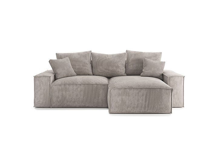 Narożnik Loft z szezlongiem (uniwersalny), Tufa Kategoria Narożniki Głębokość 121 cm Wysokość 87 cm Szerokość 242 cm Materiał obicia Tkanina