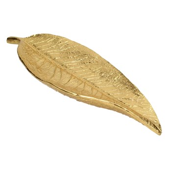 Patera Golden Leaf 19x58cm, 19 x 4 x 58 cm