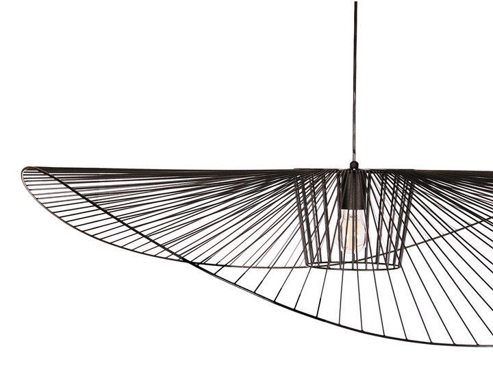 Duży żyrandol KP-21 czarny kapelusz Metal Lampa z kloszem Styl Tradycyjny