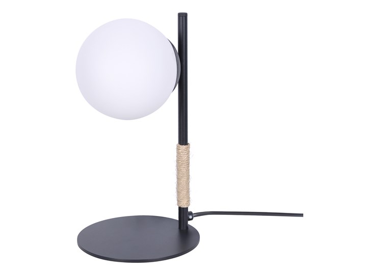 Unikalna lampka stołowa z ozdobą ze sznurka jutowego K-4955 serii TAMBO Metal Styl Rustykalny Lampa z kloszem Lampa biurkowa Kategoria Lampy stołowe