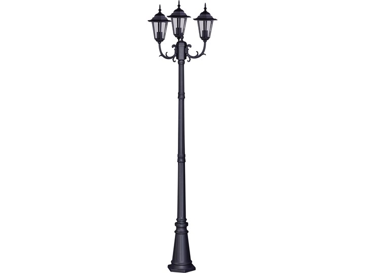 Wysoka zewnętrzna lampa stojąca K-7009A2/3 czarna z serii STANDARD Latarnia Kolor Czarny