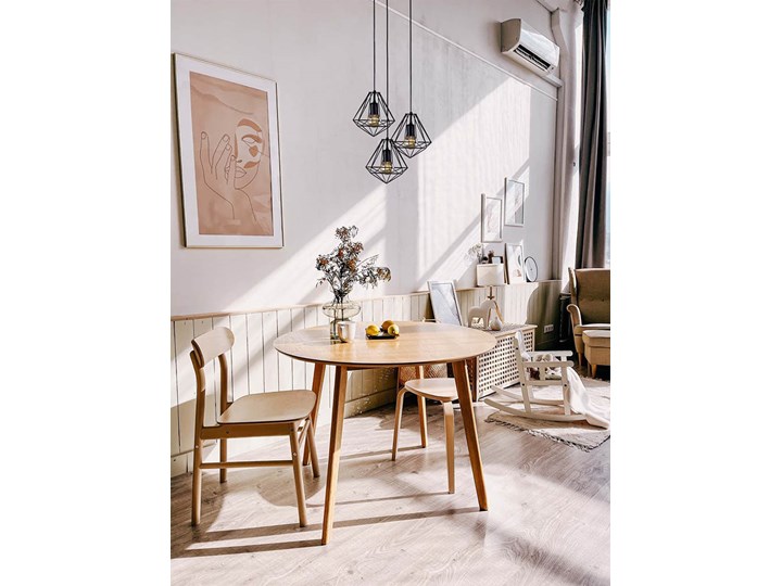 Lampa wisząca K-4006 z serii MARKO Lampa z abażurem Lampa z kloszem Metal Pomieszczenie Salon