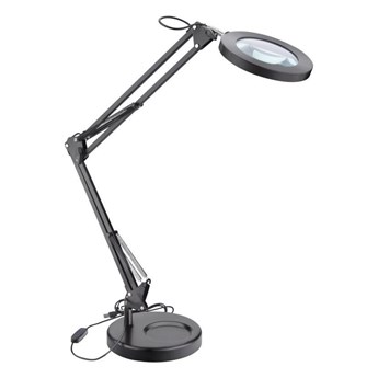 Extol - LED Ściemniana lampa stołowa z lupą LED/7W/5V 2900/4500/7500K czarna