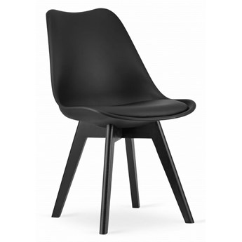 Krzesło czarne 53E-7 nogi czarne