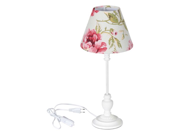 Lampa Floral 46cm, 20 x 20 x 46 cm Lampa z kloszem Drewno Lampa z abażurem Pomieszczenie Sypialnia