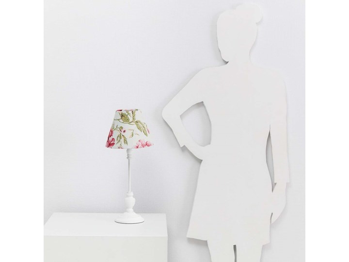 Lampa Floral 46cm, 20 x 20 x 46 cm Lampa z abażurem Lampa z kloszem Drewno Styl Vintage Pomieszczenie Salon