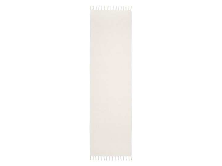 Biały ręcznie tkany bawełniany chodnik Westwing Collection Agneta, 70 x 250 cm Dywany Chodniki Prostokątny Bawełna 70x250 cm Kategoria Dywany