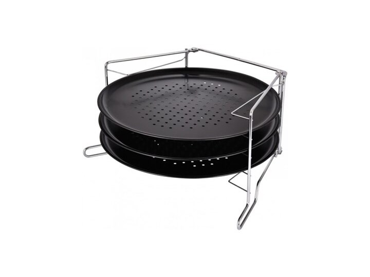 Zestaw form do pieczenia KINGHOFF KH-1480 (32 cm) Do pizzy Kategoria Formy i foremki Kolor Czarny