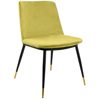Welurowe krzesło bez podłokietników Diego kolorowe