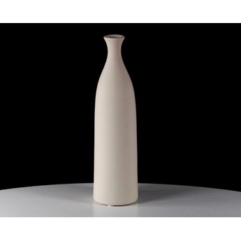Biały Dekoracyjny Wazon Ceramiczny Wysoki Ozdobny Venice - 33cm