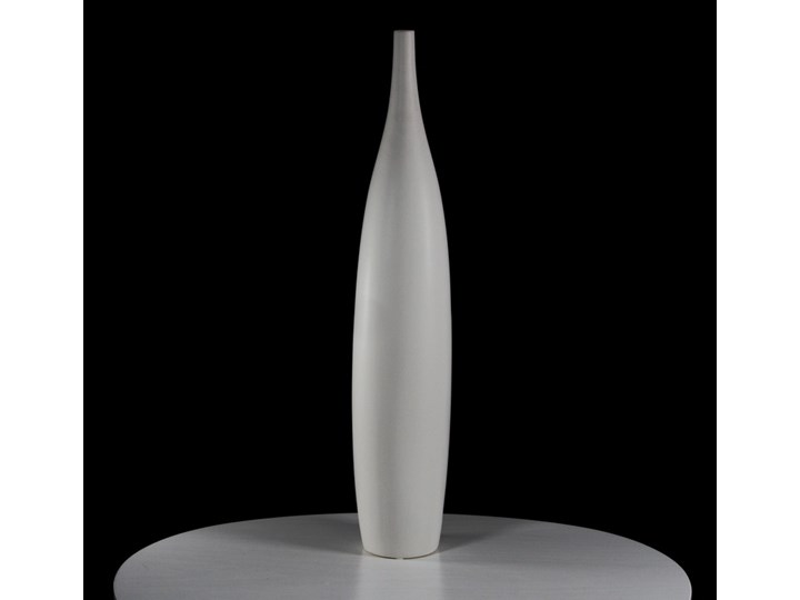 Wazon Biały Wysoki Ceramiczny Dekoracyjny Podłogowy Sevilla - 70cm Ceramika Kategoria Wazony