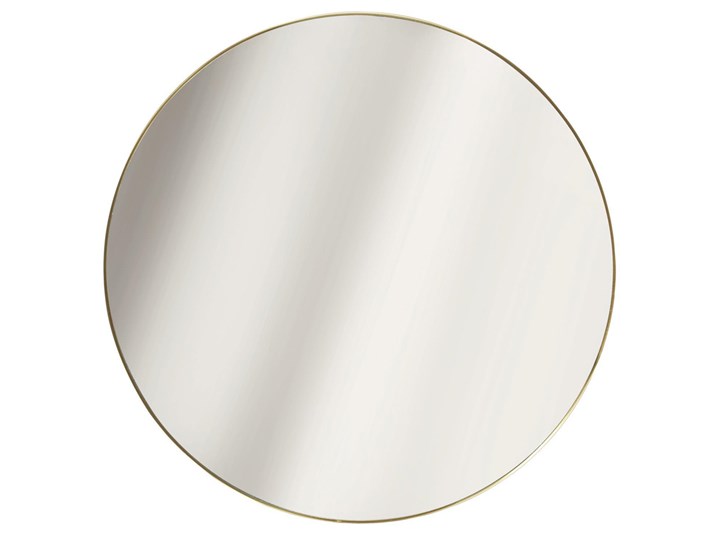 Okrągłe lustro złote - Osso Ścienne Lustro z ramą Pomieszczenie Sypialnia