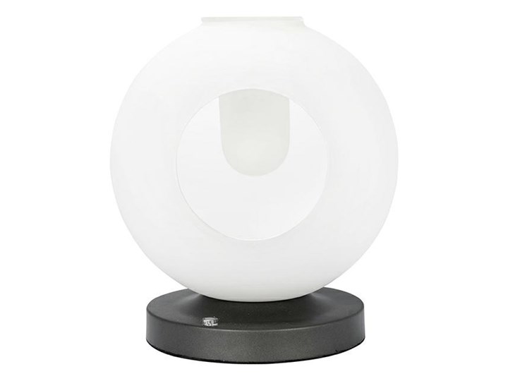 Lampa stołowa BOTANICA biała Metal Szkło Wysokość 23 cm Lampa z kloszem Kolor Biały Funkcje Lampa dotykowa