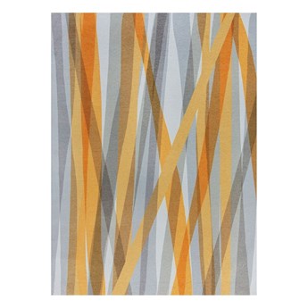 Pomarańczowo-szary dwuwarstwowy dywan Flair Rugs MATCH Isabella, 120x170 cm