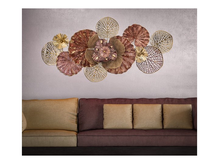 Metalowa dekoracja wisząca Mauro Ferretti Flowery, 118x58 cm Kategoria Dekor ścienny