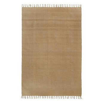 Jasnobrązowy ręcznie tkany bawełniany dywan Westwing Collection Agneta, 120 x 180 cm