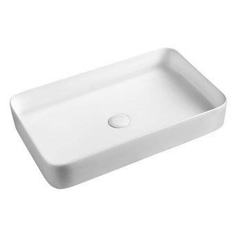 Biała umywalka ceramiczna Sapho Blade, 65x40 cm