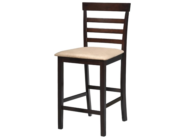 vidaXL Drewniane, brązowe meble barowe: stół i 4 krzesła Kolor Brązowy