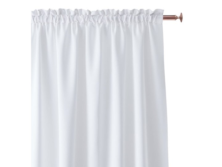 ZASŁONY GOTOWE NA TAŚMIE BIAŁY 140X250cm