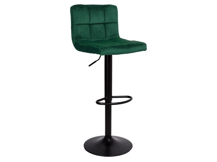 Krzesło obrotowe Arako Black ciemnozielone Velvet Metal Welur Wysokość 107 cm Głębokość 38 cm Wysokość 87 cm Pomieszczenie Biuro i pracownia