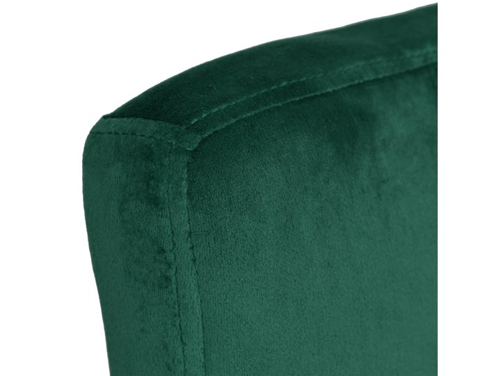Krzesło obrotowe Arako Black ciemnozielone Velvet Metal Głębokość 38 cm Wysokość 107 cm Wysokość 87 cm Welur Pomieszczenie Kuchnia Styl Nowoczesny