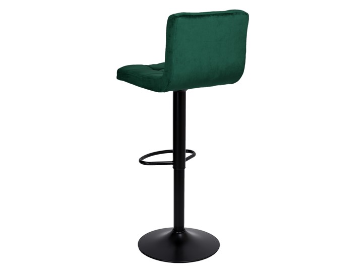 Krzesło obrotowe Arako Black ciemnozielone Velvet Metal Wysokość 87 cm Welur Głębokość 38 cm Wysokość 107 cm Pomieszczenie Biuro i pracownia