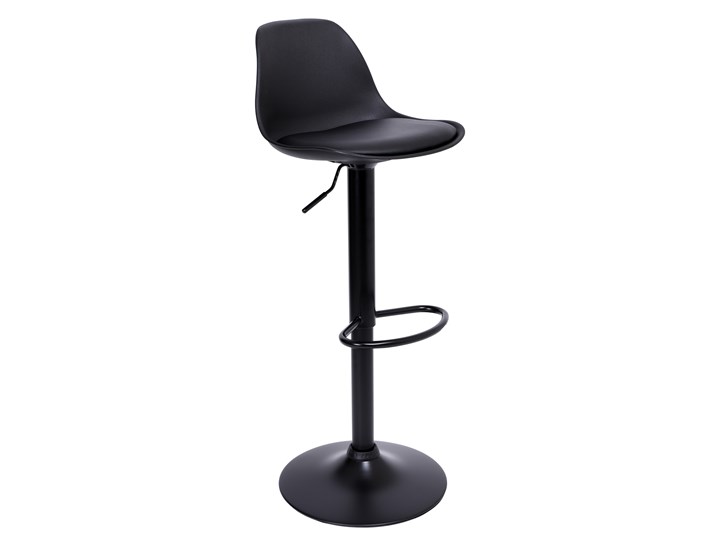 Krzesło obrotowe Ricardo Black czarne Wysokość 103 cm Styl Industrialny Wysokość 83 cm Pomieszczenie Kuchnia