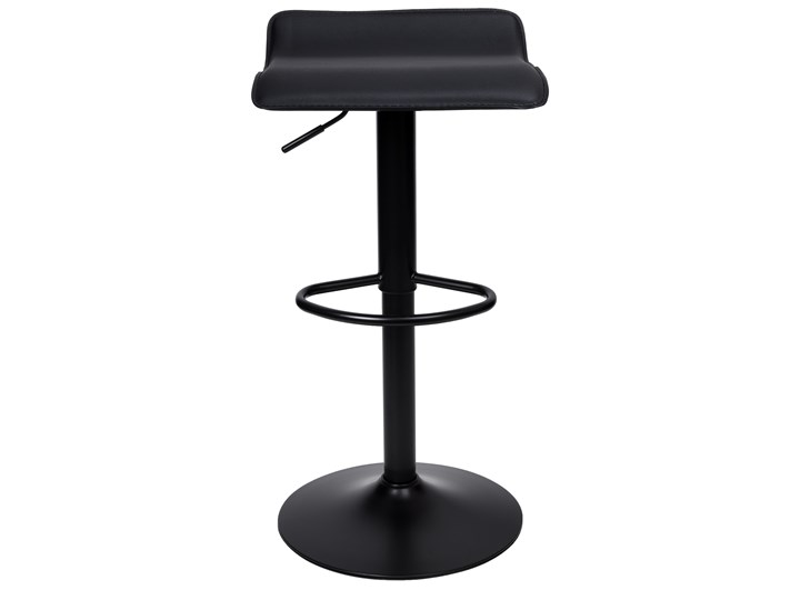 Krzesło obrotowe Porti Black czarne Skóra ekologiczna Wysokość 83 cm Głębokość 38 cm Pomieszczenie Biuro i pracownia Wysokość 63 cm Pomieszczenie Kuchnia