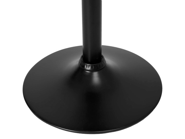 Krzesło obrotowe Cydro Black czarne Głębokość 38 cm Metal Skóra ekologiczna Rodzaj(n) Krzesła