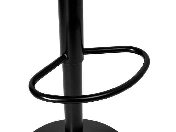 Krzesło obrotowe Belfast czarne Tkanina Wysokość 106 cm Skóra ekologiczna Głębokość 38 cm Wysokość 86 cm Styl Vintage
