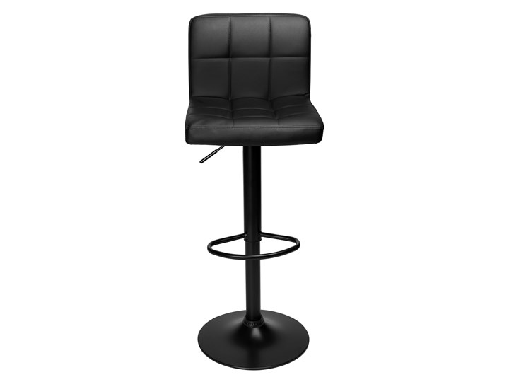 Krzesło obrotowe Arako Black czarne Wysokość 107 cm Skóra ekologiczna Głębokość 38 cm Wysokość 87 cm Rodzaj(n) Krzesła