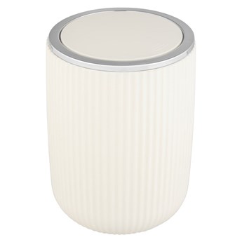 Kremowy kosz na śmieci Wenko Agropoli, 2 l