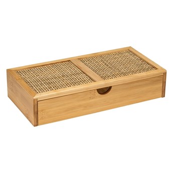 Bambusowy organizer łazienkowy Wenko Allegre, 28x6 cm