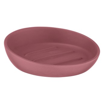 Różowa ceramiczna mydelniczka Wenko Badi