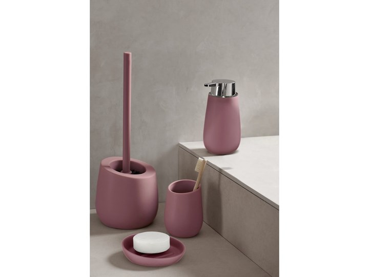 Różowa ceramiczna mydelniczka Wenko Badi Mydelniczki Ceramika Kolor Różowy