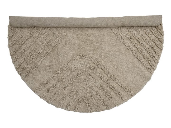 DYWAN CLARIE BLOOMINGVILLE śr. 180 cm Dywany Okrągły 180x180 cm Bawełna Kategoria Dywany Kolor Szary
