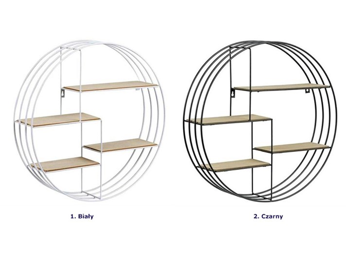 Biała półka wisząca do salonu i sypialni - Keberk Głębokość 10 cm Płyta MDF Wysokość 45 cm Szerokość 45 cm Płyta laminowana Drewno Na zdjęcia Styl Industrialny Płyta meblowa Metal Na książki Kolor Biały